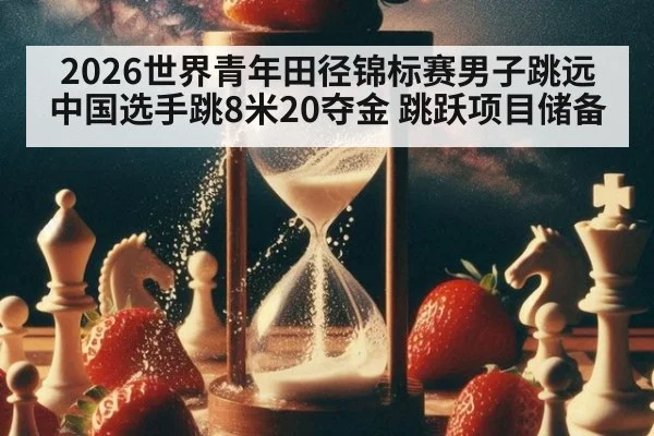2026世界青年田径锦标赛男子跳远中国选手跳8米20夺金 跳跃项目储备